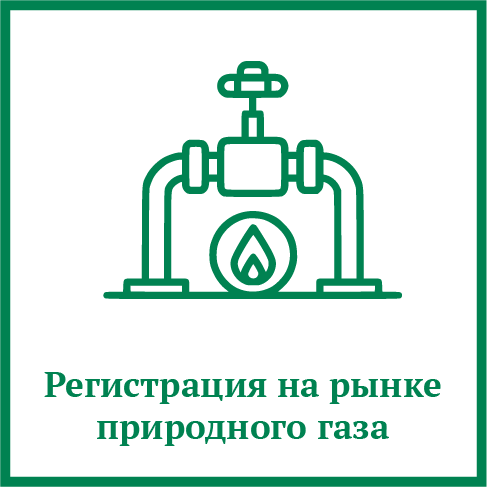 Регистрация участником рынка природного газа