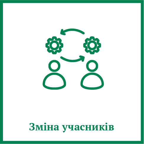 Зміна учасників